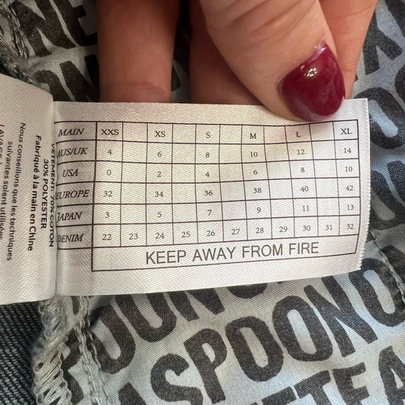 One Teaspoon Reformer High Waisted Denim Skirt - Picture 10 of 12